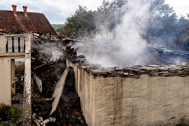 Professional Smoke Damage Removal technician working in Glenwood, MD